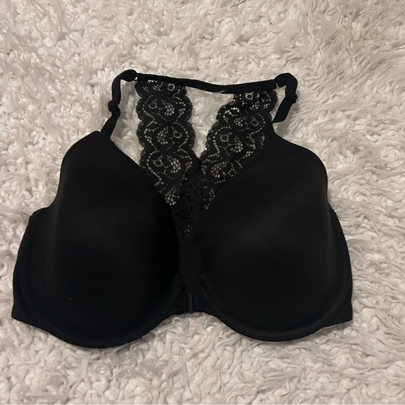 2 Victoria Secret Lined Demi Lace Racerback Front Closure Bra NWOT - Picture 7 of 10